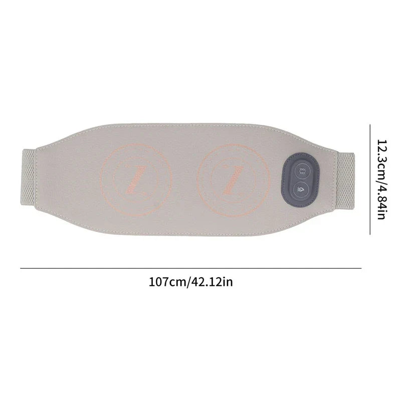 Waist Abdomen Slimming Belt Massager Heat Vibration