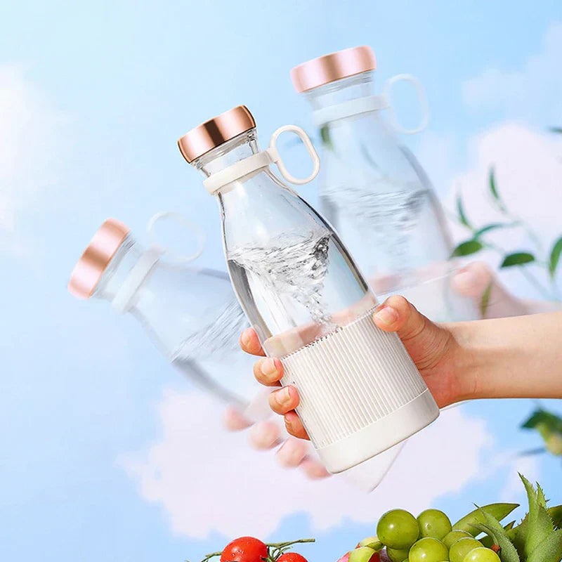 Wine Bottle Shaped Drinking Glass