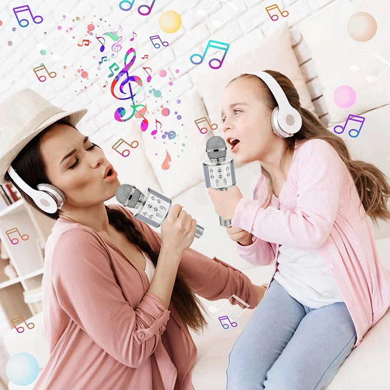 Wireless Bluetooth Karaoke Microphone Speaker