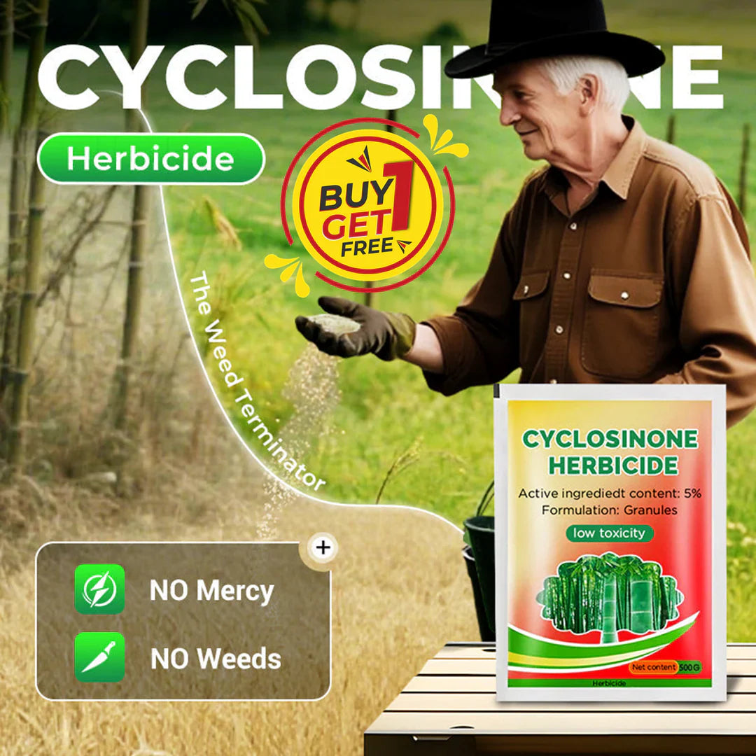 AI Cyclosinone Herbicide Granules and growth supplements(pack of 2)
